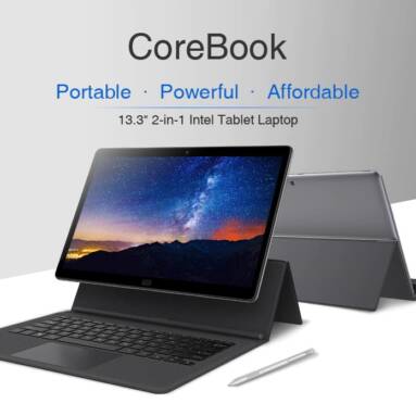 $489 with coupon for Chuwi CoreBook 2 in 1 Tablet PC with Keyboard from GearBest