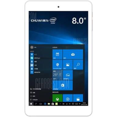 $60 with coupon for Chuwi Hi8 Pro Tablet PC White Z8350 + WINDOWS 10 + ANDROID 5.1 from GearBest