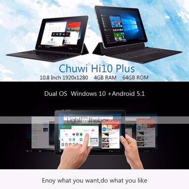 $158 flashsale for Chuwi® Hi10 Plus 10.8 inches from LIGHTINTHEBOX.COM