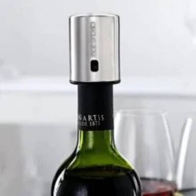 $9 with coupon for Circle Joy Wine Bottle Stopper from Xiaomi Youpin – SILVER from GearBest