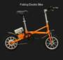 CityMantiS TD - 14 Outdoor 8.8Ah Battery Smart Folding Electric Bike Moped Bicycle - ORANGE