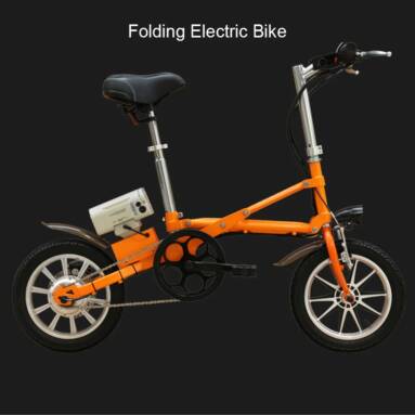 $599 with coupon for CityMantiS TD – 14 Outdoor 8.8Ah Battery Smart Folding Electric Bike Moped Bicycle – ORANGE from GearBest