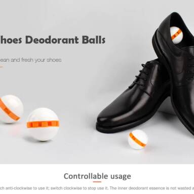 $13 with coupon for Clean-n-Fresh Shoes Deodorant Balls from Xiaomi Youpin 6pcs from Gearbest