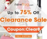 Clearance Sale-Up to 75% Off and Coupon from Newfrog.com
