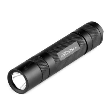 €7 with coupon for Convoy S2+ Black L2 7135×8 3/5mode EDC LED Flashlight 18650 – XML2 T6-4C from BANGGOOD