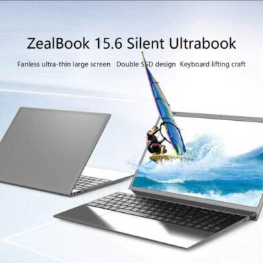 €291 with coupon for Coolby ZealBook 15.6 inch intel J4125 8GB RAM 256G M.2 SSD 34Wh Battery 250nits Narrow Bezel Win10 Pro NumPad Notebook from BANGGOOD