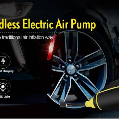 $39 with coupon for Cordless Handheld Mini Electric Car Air Pump from GearBest