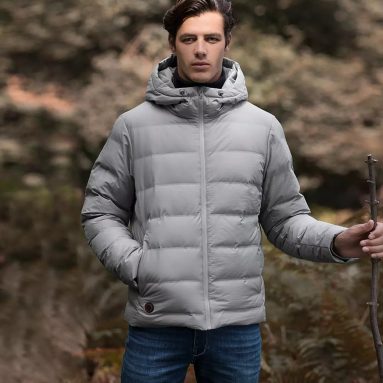 €62 with coupon for Cotton Smith Smart Intelligent Heating Goose Down Jacket From Xiaomi Youpin USB Electric Charging from BANGGOOD