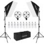 Craphy 10*45W 16\"*33\"(40*60cm) Studio Softbox Continuous Lighting Kit with carry bag EU