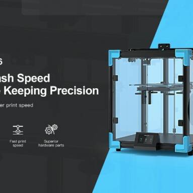€319 with coupon for Creality 3D Ender-6 3D Printer DIY Kit from EU GER warehouse TOMTOP