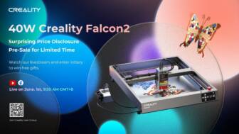 €959 with coupon for Creality Falcon2 40W Laser Engraver Cutter from EU warehouse GEEKBUYING (free gift laser bed)