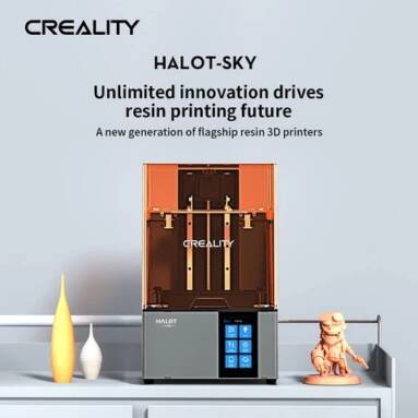 €380 with coupon for Creality 3D® Halot-SKY 8.9-inch Monochrome 4K LCD Screen UV Resin 3D Printer 192x120mm Print Size with Reinforced Z-axis Dual Linear Guide Structure/Wifi-APP Control from EU PL CZ warehouse BANGGOOD