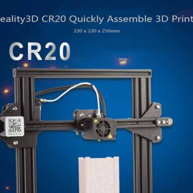 $379 with coupon for Creality3D CR20 Quickly Assemble 3D Printer – BLACK EU / US PLUG ( 3-PIN ) from GEARBEST