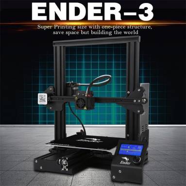 €170 with coupon for Creality 3D® Ender-3 3D Printer 220x220x250mm Printing Size With Power Resume Function/V-Slot with POM Wheel/1.75mm 0.4mm Nozzle EU CZ ES WAREHOUSE from BANGGOOD