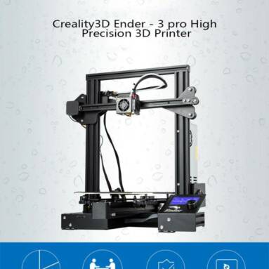 $181 with coupon for Creality3D Ender – 3 pro High Precision 3D Printer – BLACK EU PLUG from EU CZ warehouse GearBest