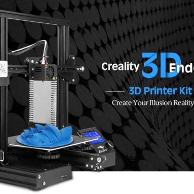 $199 with coupon for Creality3D Ender – 3X ( Ender – 3 Upgraded Version ) 3D Printer with Tempered Glass Bed + 5pcs 0.4mm Nozzles – Black EU Plug / With Glass Bed + 5 x Nozzle from GEARBEST