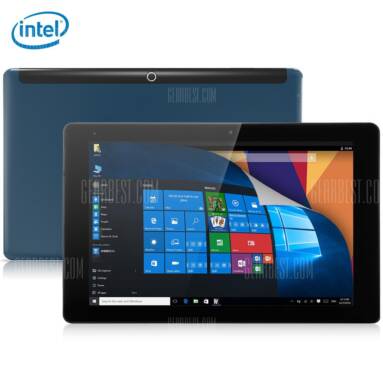 $124 with coupon for Cube iWork 10 Flagship Ultrabook Tablet PC  –  INTEL ATOM X5-Z8350  DEEP BLUE from GearBest