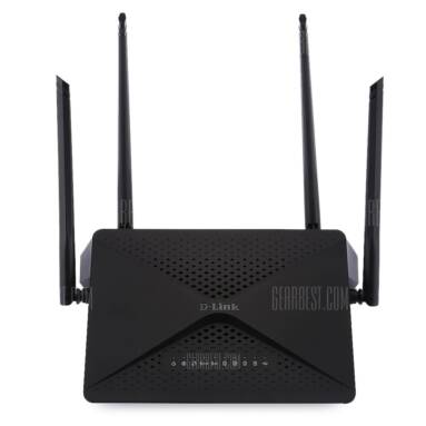 $39 with coupon for D – LINK DIR – 822+ 1200Mbps Wireless Dual Band Router  –  BLACK from GearBest
