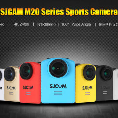 $79.99 for Original SJCAM WiFi M20 4K 24fps 1080P 60fps Full HD 166¡ãWide Angle Action Camera,limited offer from TOMTOP Technology Co., Ltd