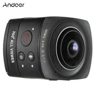 38% OFF Andoer Panorama 360° VR Video Camera w/ Free Shipping from TOMTOP Technology Co., Ltd