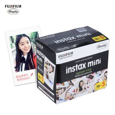 50% OFF Fujifilm Instax Mini 50 Sheets White Film,limited offer $29.99 from TOMTOP Technology Co., Ltd