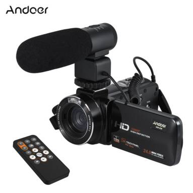 $8 OFF Andoer HDV-Z20 1080P Full HD 24MP WiFi Camera,free shipping $105.75(Code:HDVZ8) from TOMTOP Technology Co., Ltd