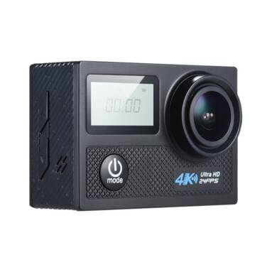 $10 Off 4K 24fps WiFi Sports Action Camera 20MP 1080P 60fps Gyroscope Anti-shake Support,free shipping $62.99(Code:N5AC10) from TOMTOP Technology Co., Ltd