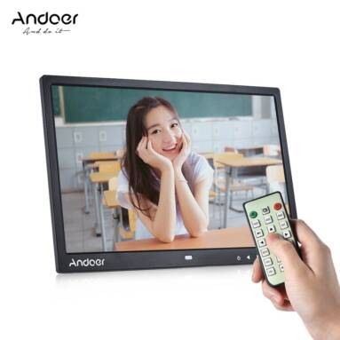 $8 OFF Andoer 15" TFT LED Digital Photo Frame with Infrared Remote Control,free shipping $66.99(Code:DPFS8) from TOMTOP Technology Co., Ltd