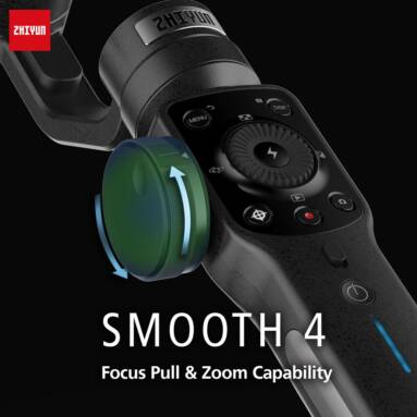22% OFF Zhiyun Smooth 4 3-Axis Handheld Stabilizer,limited offer $149 from TOMTOP Technology Co., Ltd