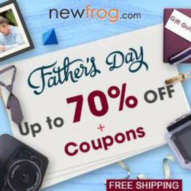 Father’s Day Promotion-$5 OFF Order of $40+ for Camera from Newfrog.com