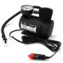 DC 12V 300 PSI Electric Pump Air Compressor Tyre Inflator for Car Motorcycle - Black