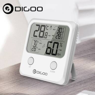 €3 with coupon for DIGOO DG-TH1170 LCD Mini Digital Thermometer Hygrometer Humidity Temperature Sensor Monitor from BANGGOOD