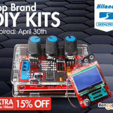 EXTRA 15% OFF for Top Brand DIY Kits from BANGGOOD TECHNOLOGY CO., LIMITED