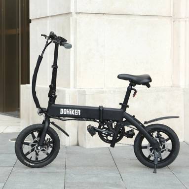 €439 with coupon for DOHIKER KSB14 Electric Folding Bike 250W 36V 10AH 25km/h Moped City E-Bike with 14inch Wheels from EU PL warehouse WIIBUYING