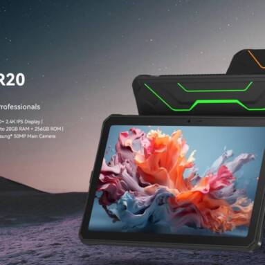 €251 with coupon for DOOGEE R20 Rugged Tablet 256GB from EU warehouse BANGGOOD