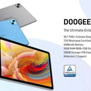 €162 with coupon for DOOGEE T10 Tablet 128GB from EU CZ warehouse BANGGOOD