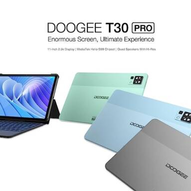 €227 with coupon for DOOGEE T30 Pro Tablet 8GB+7GB RAM Expantion 256GB ROM from BANGGOOD