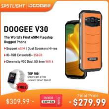 €289 with coupon for DOOGEE V30 eSIM Dual 5G Rugged Phone 8+256GB from ALIEXPRESS