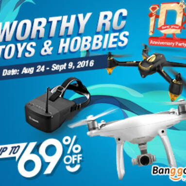 Banggood 10th Anniversary: Up to 69% OFF for RC Toys&Hobbies from BANGGOOD TECHNOLOGY CO., LIMITED