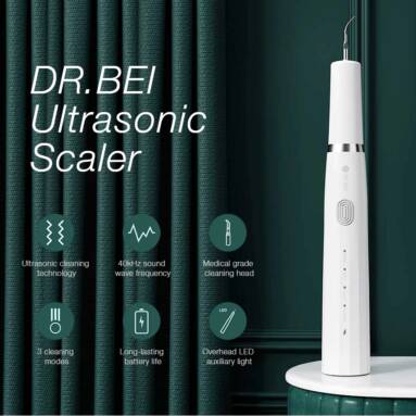 €32 with coupon for DR.BEI YC2 Ultrasonic Scaler Calculus Remover 240min Long Battery Life Overhead LED Auxiliary Light from BANGGOOD
