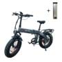 DRVETION BT20 48V 10Ah 750W Electric Bicycle + DRVETION 48V 10Ah Electric Bike Lithium Battery
