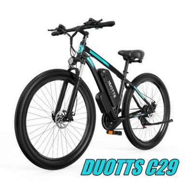€889 with coupon for DUOTTS C29 48V 15Ah 750W 29inch Electric Moped Bicycle 50KM Mileage 150KG Max Load Dual Disc Brake Electric Bike from EU CZ warehouse BANGGOOD