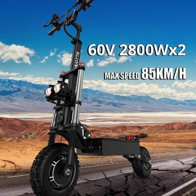 €1448 with coupon for DUOTTS D88 Electric Scooter 2800W*2 Dual Motor 60V 35Ah Battery for 100km Range 85km/h Max Speed 150kg Load from EU PL warehouse GEEKBUYING
