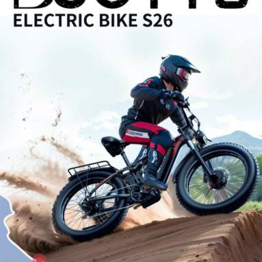 €1280 with coupon for DUOTTS S26 Electric Bike from EU warehouse GSHOPPER + Free Accessories(Fender+Rear Rack)
