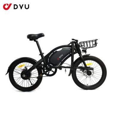€643 with coupon for DYU D20 Electric Bicycle 250W Motor Max Speed 25Km/h 36V 10AH 60km Max Range from EU CZ warehouse BANGGOOD