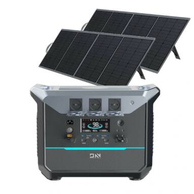 €1412 with coupon for DaranEner NEO2000 2000W 2073.6Wh LiFePO4 Battery Portable Power Station with 2Pc SP200 200W ETFE Solar Panel from EU warehouse BANGGOOD