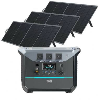 €1680 with coupon for DaranEner NEO2000 2000W 2073.6Wh LiFePO4 Battery Portable Power Station with 3Pcs SP200 200W ETFE Solar Panel from EU warehouse BANGGOOD