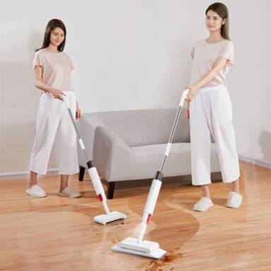 €26 with coupon for Deerma DEM-TB900 2 in 1 Smart Cordless Handheld Sweeper Spray Mop Sterilization Dust Rechargeable from Xiaomi Youpin from EU CZ warehouse BANGGOOD