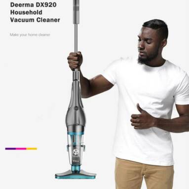 €69 with coupon for Deerma DX920 Handheld Vacuum Cleaner 600W 14000Pa 38000rpm Powerful Suction Handheld/Putter Dual Purpose Lightweight for Home Hard Floor Carpet Car Pet from BANGGOOD