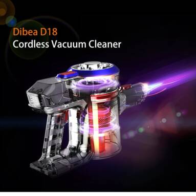 $95 with coupon for Dibea Cordless Vacuum Cleaner from GearBest